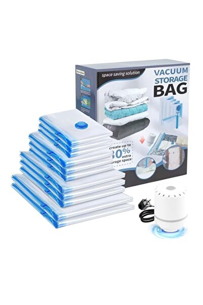 Generic Vacuum Storage Bags, Space Saver Bags with Electric Pump, 12 Pack Zip...