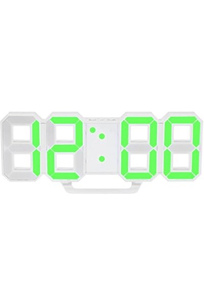 Generic Brand HALAMODO LED Digital Clock 3D Stereo Electronic Wall Clock Chin...