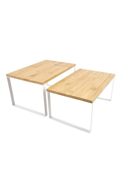 Generic Stackable Kitchen Cabinet Shelves | Space-Saving Storage Solution Org...