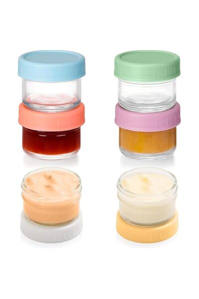 Generic ANTOLE 6 Pack Salad Dressing Container To Go,Small Leakproof Reusable...