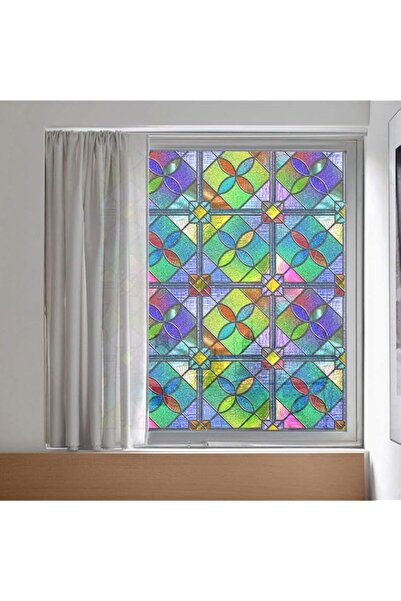 Generic Brand NALACAL Glass Film for Windows Privacy 3D Colourful Window Priv...