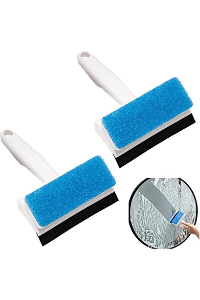 Generic YelaJoy 2-in-1 Handle Bath Brush, Bathroom Cleaning Tool with Sponge ...