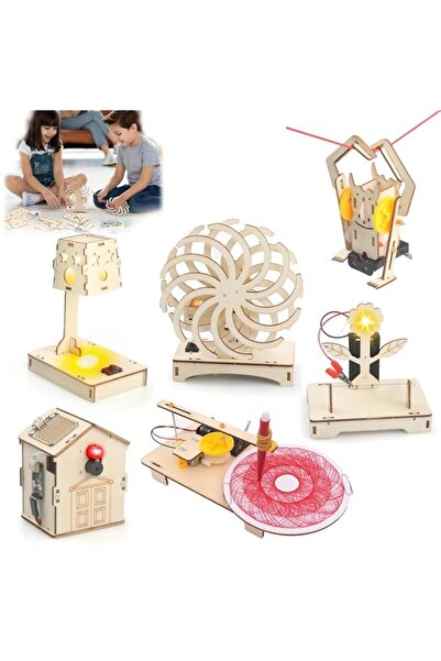 Generic Kids Science Kits, 6 in 1 STEM Toys for Boys Girls, 3D Wooden Puzzles...