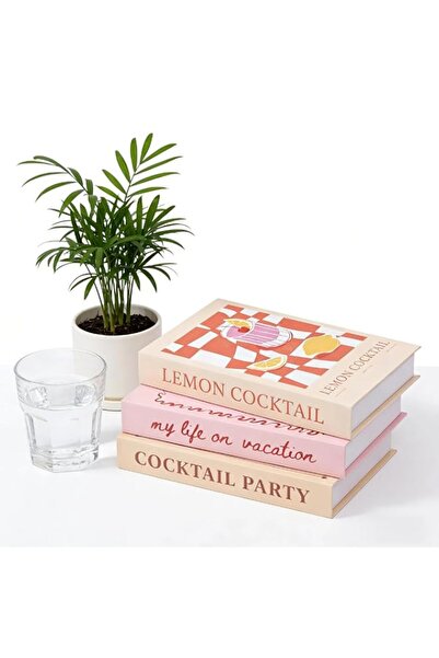 Generic Elegant Decorative Faux Books Set of 3 for Home Decor Coffee Table an...