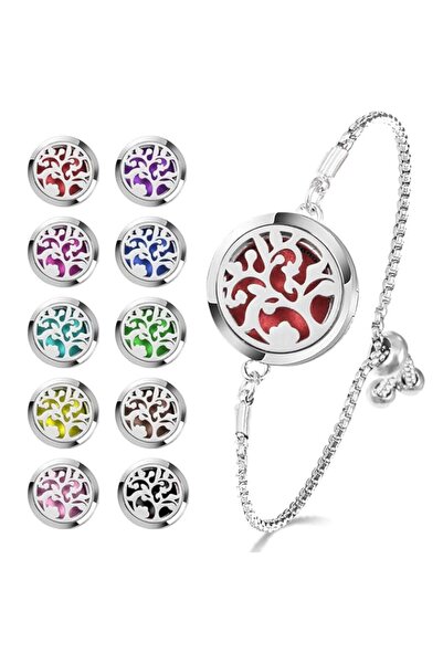 Generic Brand Essential Oil Diffuser Bracelet, Aromatherapy Locket Adjustable...