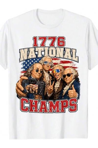 23ERVA Champions 250 Years USA 1776 National Champs Funny Patriotic America F...