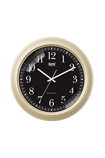 Generic Ajanta Wall Clock Designer Wall Clock - 1107 - Golden