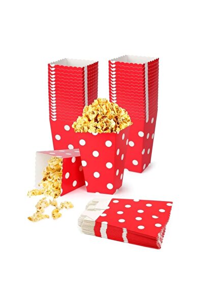 Generic 40Pcs Mini Popcorn Boxes, Red Bags For Party, Reusable Small Popcorns...