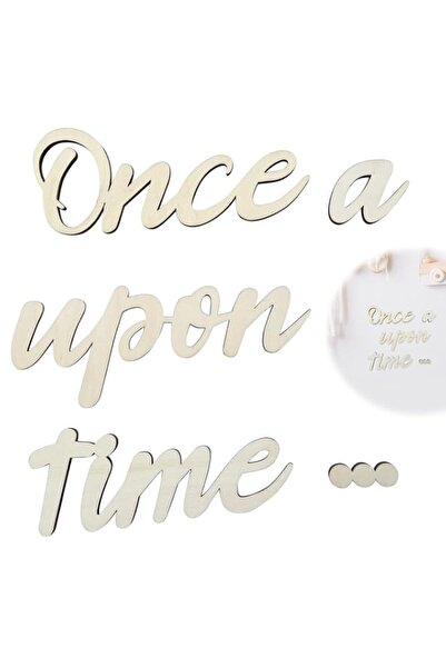 Generic Once Upon a Time Wooden Wall Decor Sign - "Once Upon a Time" Wooden W...