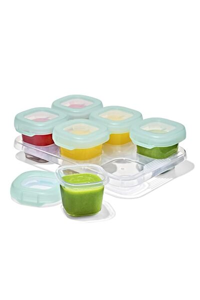 Generic OXO Tot Baby Blocks Freezer Storage Containers (2 Oz.) - Opal