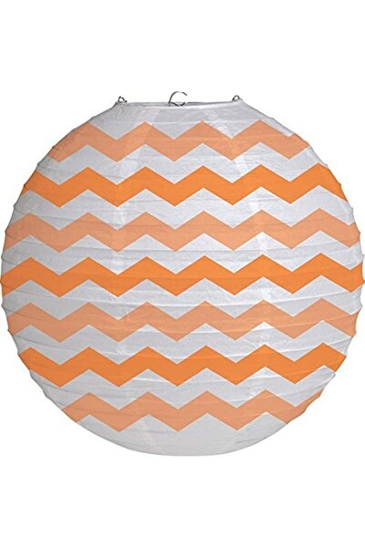 Generic Brand Creative Converting Two Tone Chevron Lanterns, Length 12-Inch S...