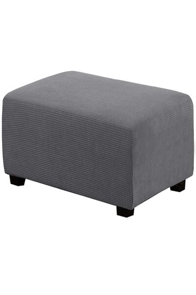 Generic Brand Square Ottoman Cover, Stretchable Breathable Washable Ottoman C...