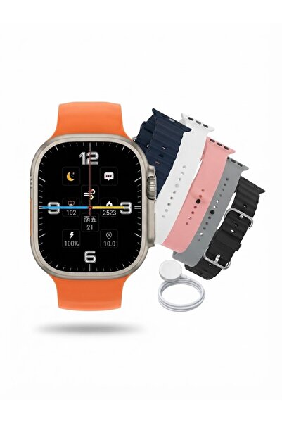Bionic WINMAX W611 Smart Call Health Watch 2.01-Inch Display with 7 Straps