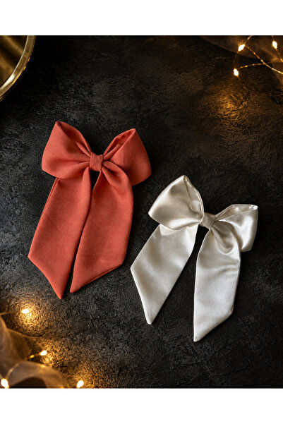 vikivin bebe Set of 2 Large Bowknot Automatic Hair Clips for Women and Childr...