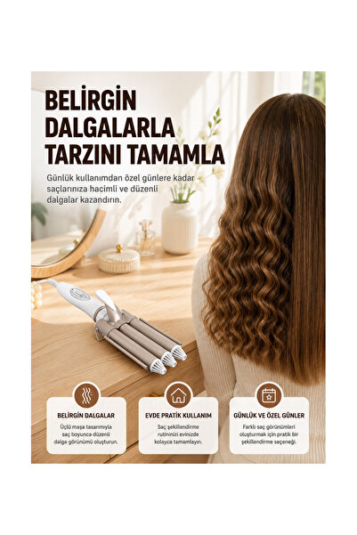pınaxar Professional Curling Iron of the New Generation Suitable for Professi...