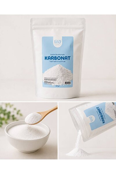 Lilo Natural Saf Karbonat 1000 gr - Çok Amaçlı, Gıda Kullanımına Uygun (Sodyum Bikarbonat)