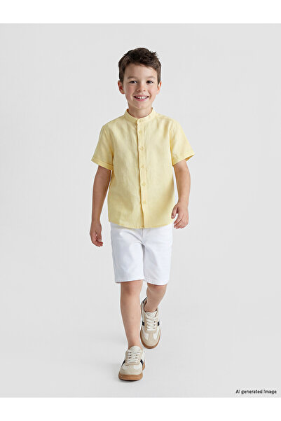 LC Waikiki Two Mt Shop Quality Hakim Collar Boys' Shirt