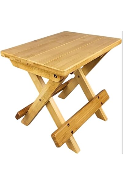 Generic Folding Wooden Step Stool Chair, Portable Wooden Folding Stool with C...