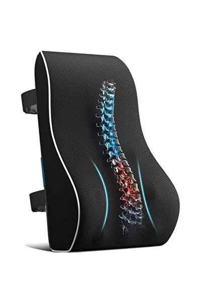 Generic Lumbar Support Pillow for Office Chair Memory Foam Back Cushion for B...