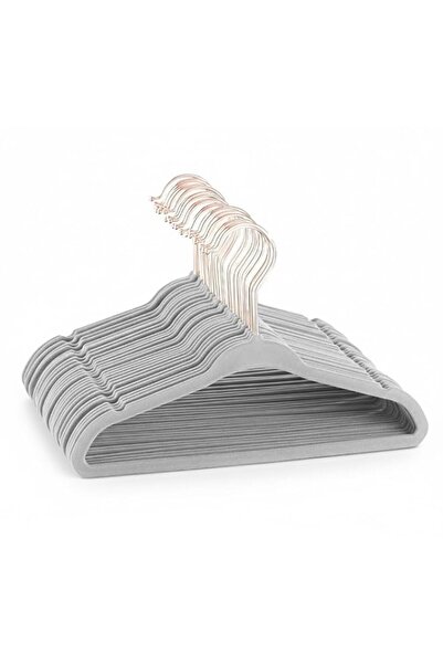 Generic Red Dot Gift 10-Pack 28 cm Grey Color Baby Velvet Hangers Nursery Clo...