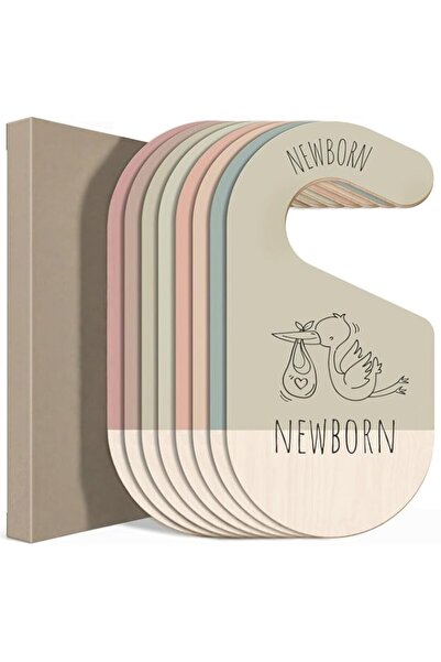 Generic Aputue Baby Clothes Dividers, 8-Pack Wooden Nursery Closet Organizers...