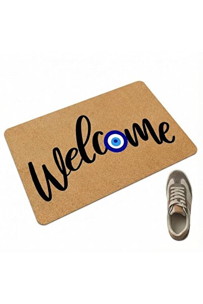 Generic Welcome Doormat,Evil Eye Welcome Rug,Durable and Sturdy,Slip-Resistan...