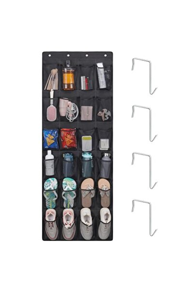 Generic Over the Door Shoe Organizer with 24 Extra Large Breathable Mesh Pock...