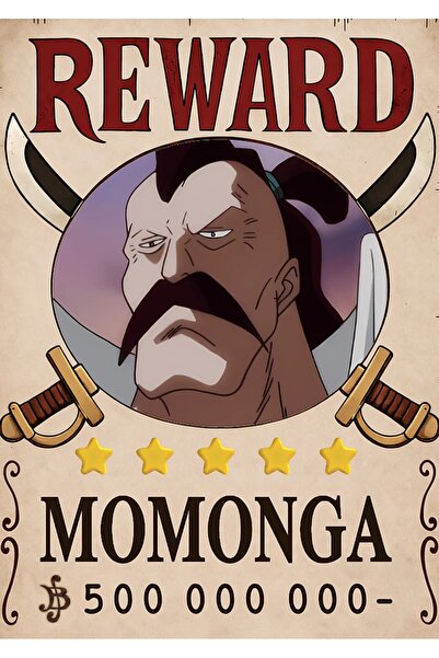 OEM Αφίσα από χαρτόνι 250γρ. Α4, One Piece Momonga, Εκτύπωση HD, Συλλογή Anime