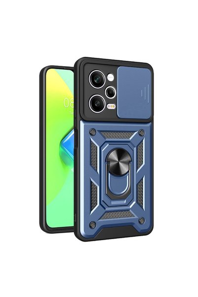 corcishop Redmi Note 12 Pro 5g Compatible Camera Protected Sliding Ring Stand...