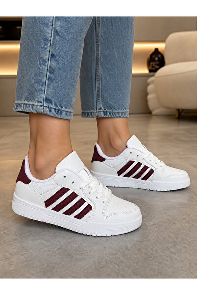 Babetty Kadın Günlük Ortopedik Termo Taban Bağcıklı Günlük Spor Ayakkabı Sneakers