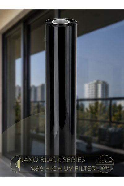SUNDARK 75 cm X 10 Meters |   %15 |   Black Window Film |   Dark Tone |   Nan...