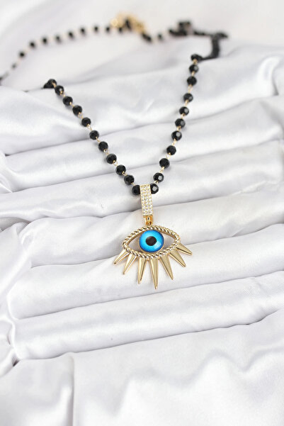 online kapsulavm avm alışveriş 316L Steel Chain Crystal Beaded Eye Model Wome...