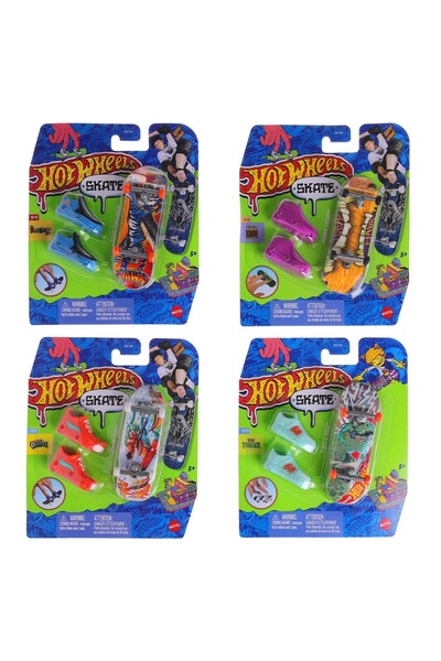 mattel Hot Wheels Skate Fingerboard și Pantofi Detașabili - 4 Modele