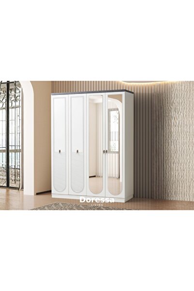 Doressa Living Merry 4 Kapılı Gardırop