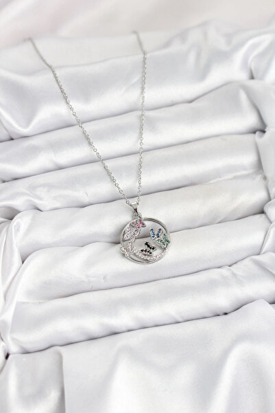online kapsulavm avm alışveriş 316L Steel Chain Silver Color Zircon Stone But...
