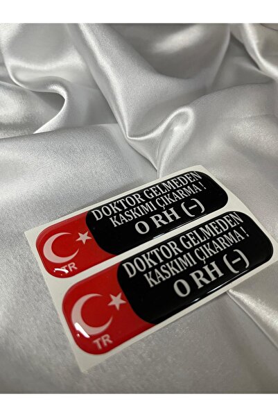 CEBECİOTO 0 RH (-) KAN GRUBU DAMLA ETİKET 8X2,5 AY YILDIZ TR (DOKTOR GELMEDEN...
