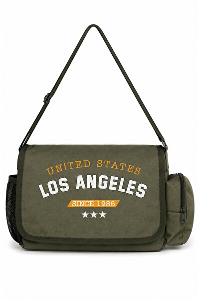 SEVBANO Vintage Los Angeles Printed School, Sports, Office Multi-Purpose Mess...