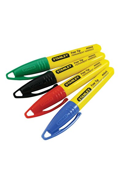 OEM Minimarker pemanent Stanley 1-47-329, varf subtire, diverse culori