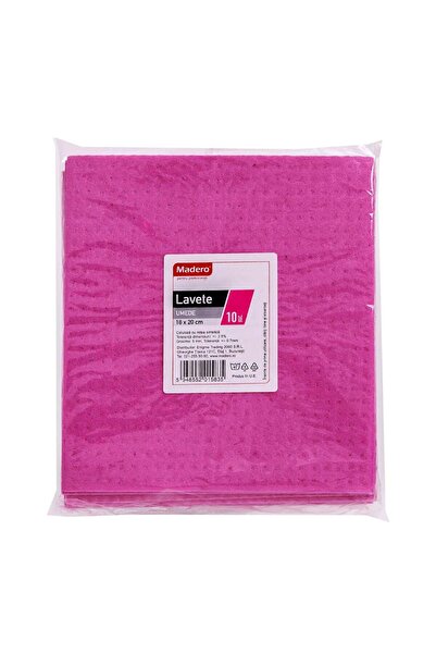 OEM Laveta umeda Madero, roz, 18 x 20 cm, 10 buc / set