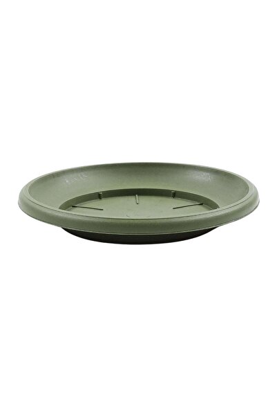 OEM Farfurie ghiveci Critex Infinity, plastic, rotunda, verde, D 18 cm