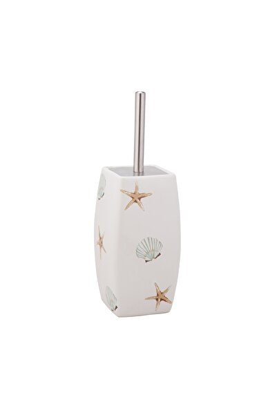 OEM Perie WC Kadda Ocean BCO-0294E, ceramica, alb, model marin, 11 x 11 x 22 cm
