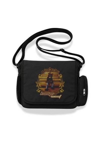 Fuddy Moda Unisex Kanye West Printed Messenger Bag