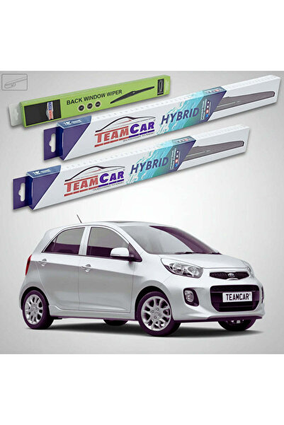 TEAMCAR Wipers Kia Picanto II TA Hatchback 2011-2017 | Front and Rear Set Hyb...