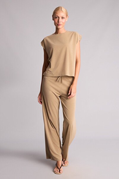 DeFacto Wide Leg Crepe Trousers I2211Ax26Au