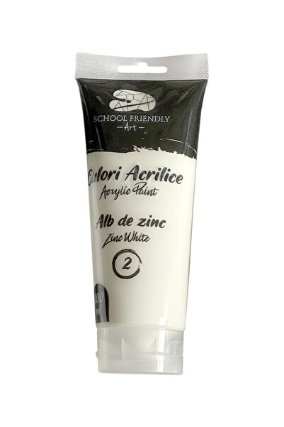 MC Micostore Culori acrilice 200ml alb zinc premium sf art pigna