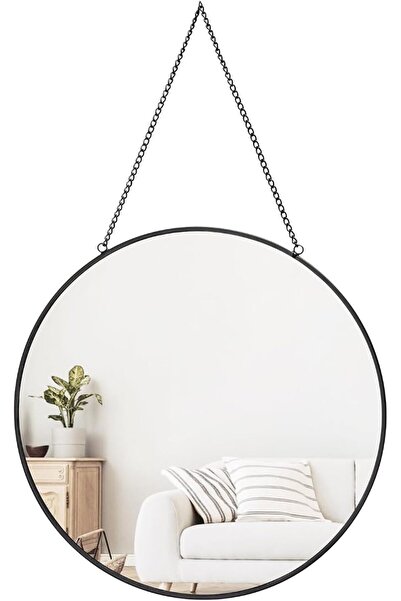 Dahey Round Mirror Hanging Wall Decor Small Round Mirror Gold Circle Mirror w...