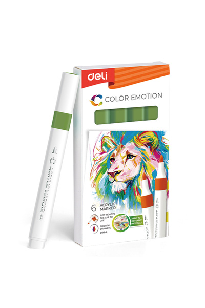 MC Micostore Marker acrilic verde muschi color emotion deli