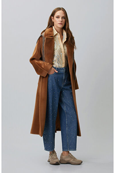 Network İndigo Barrel Fit Denim Pantolon