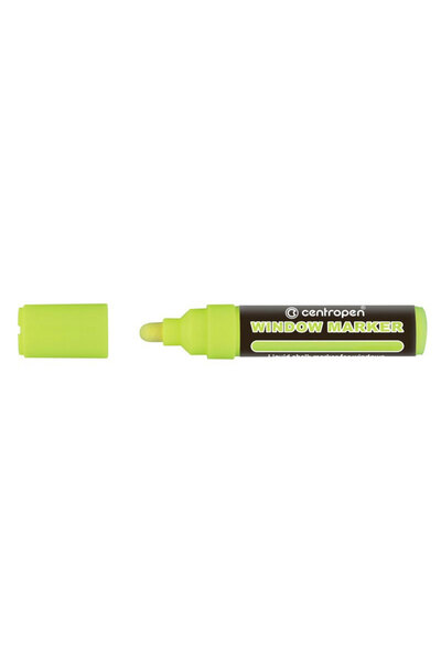MC Micostore Marker creta lichida galben neon 2-15mm varf rotund 9121 centropen
