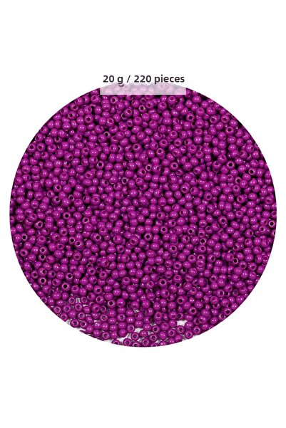 Mestore Fuchsia Color 4 mm Approx 220Pcs/20Gram Glass Beads Needlework Writin...